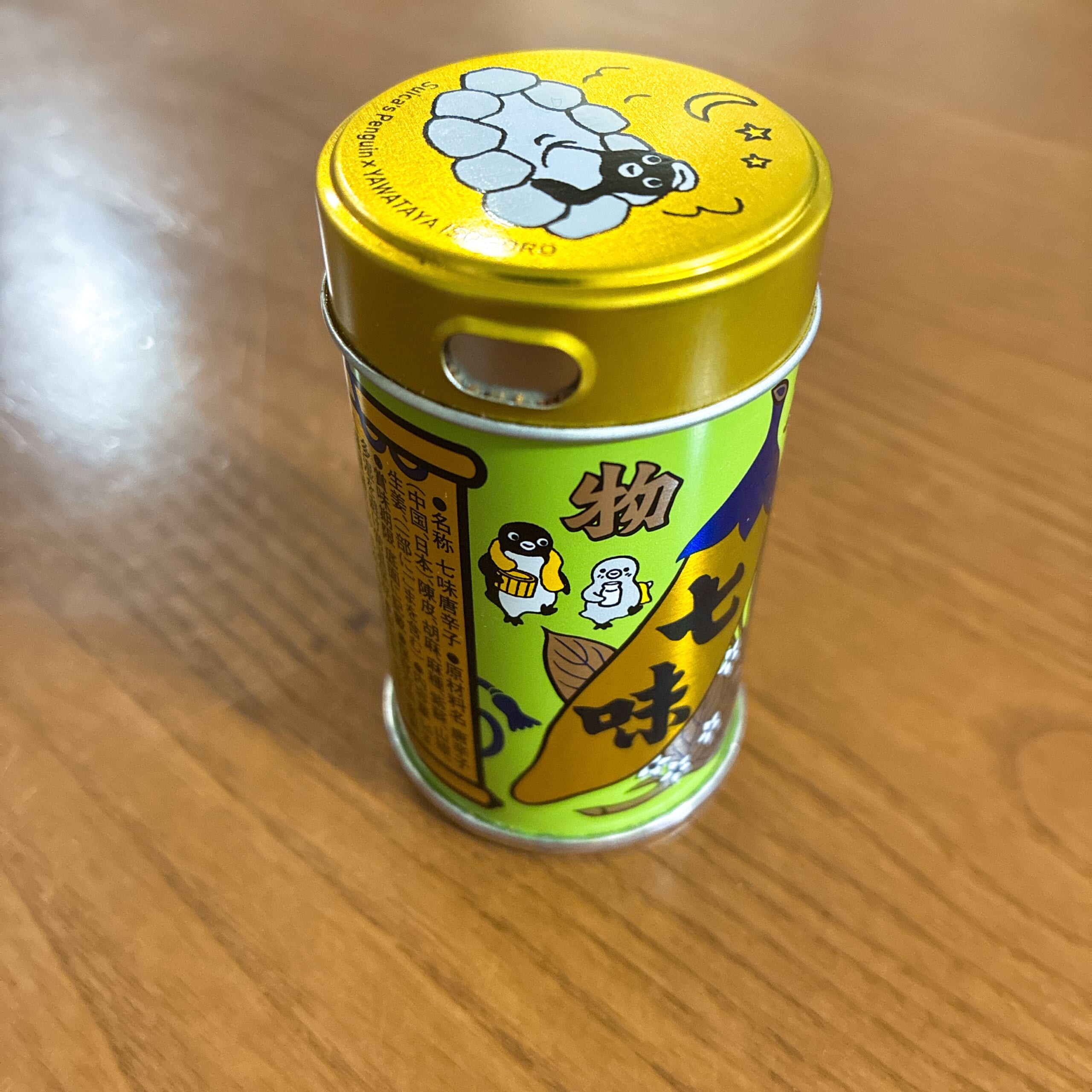 八幡屋磯五郎　七味　唐辛子　がらし　Suicaのペンギン