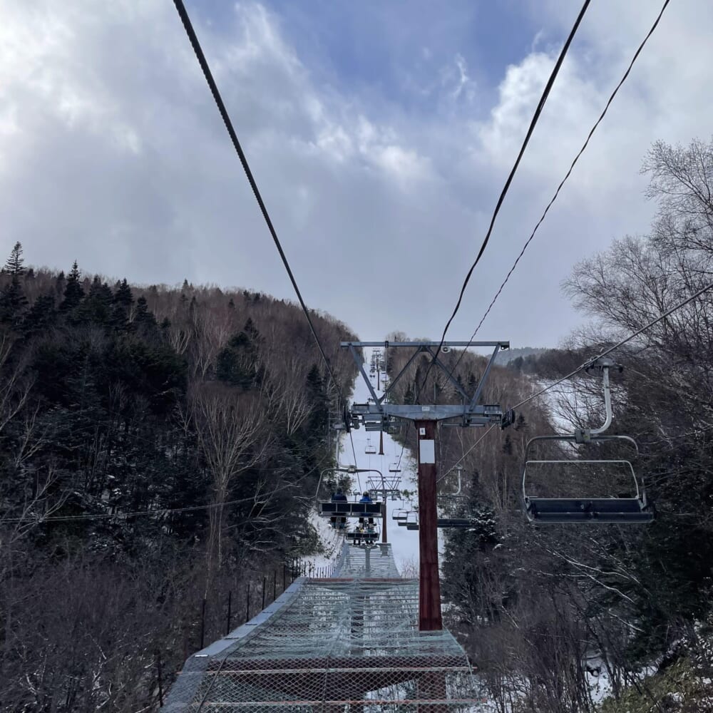 長野県松本市 Mt.乗鞍スノーリゾート スキー 雪山 ウィンタースポーツ 夢の平クワッドリフト