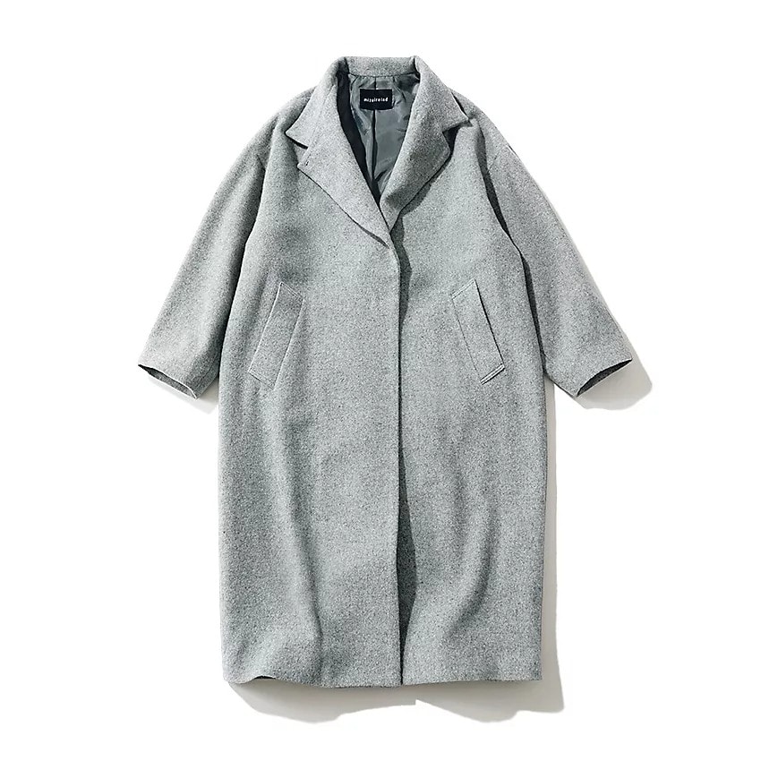 mizuiro ind
【LEE別注】スタンドカラーウールコート
￥33,000