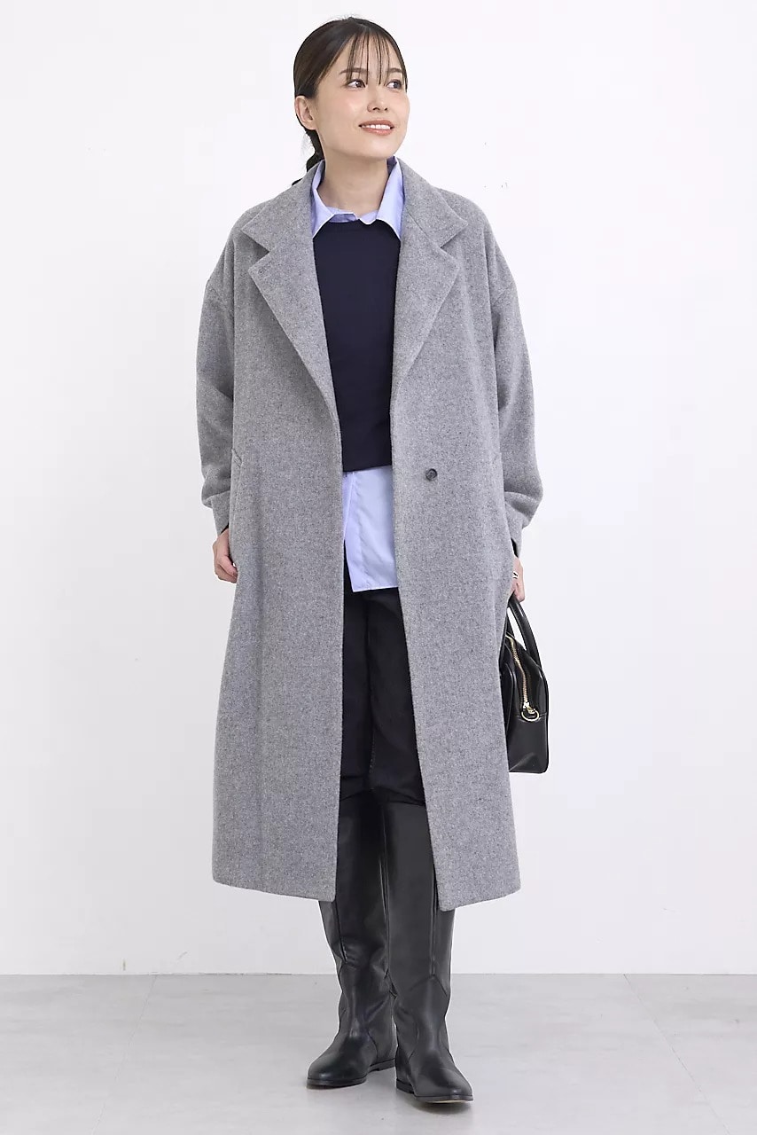 mizuiro ind
【LEE別注】スタンドカラーウールコート
￥33,000