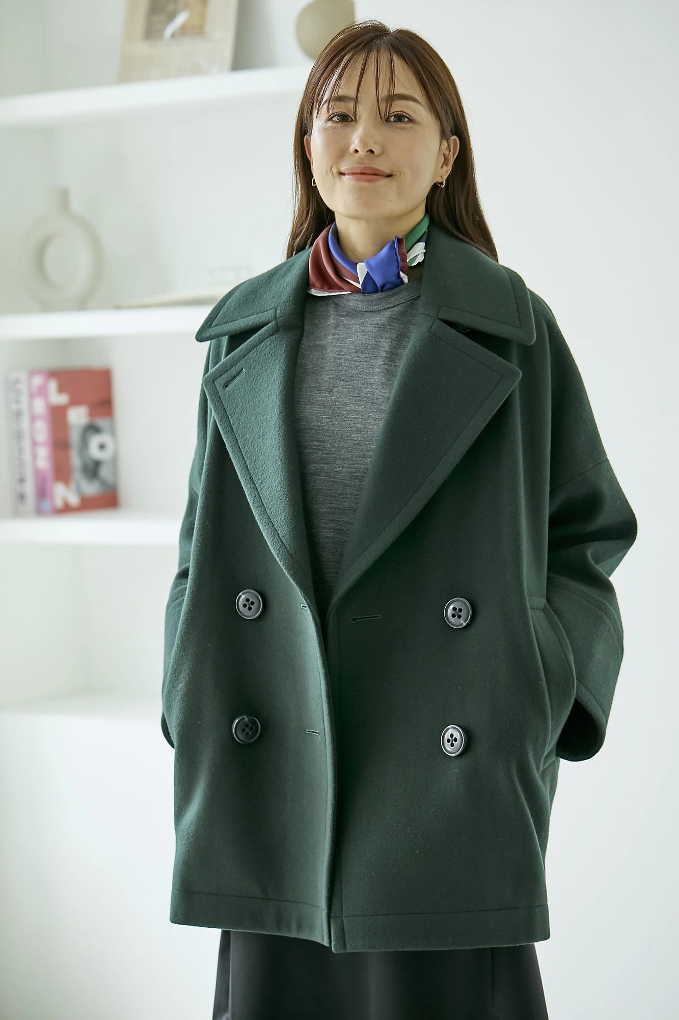 Curensology
【五明祐子さんコラボ】メルトンコクーンピーコート
￥61,600（税込）