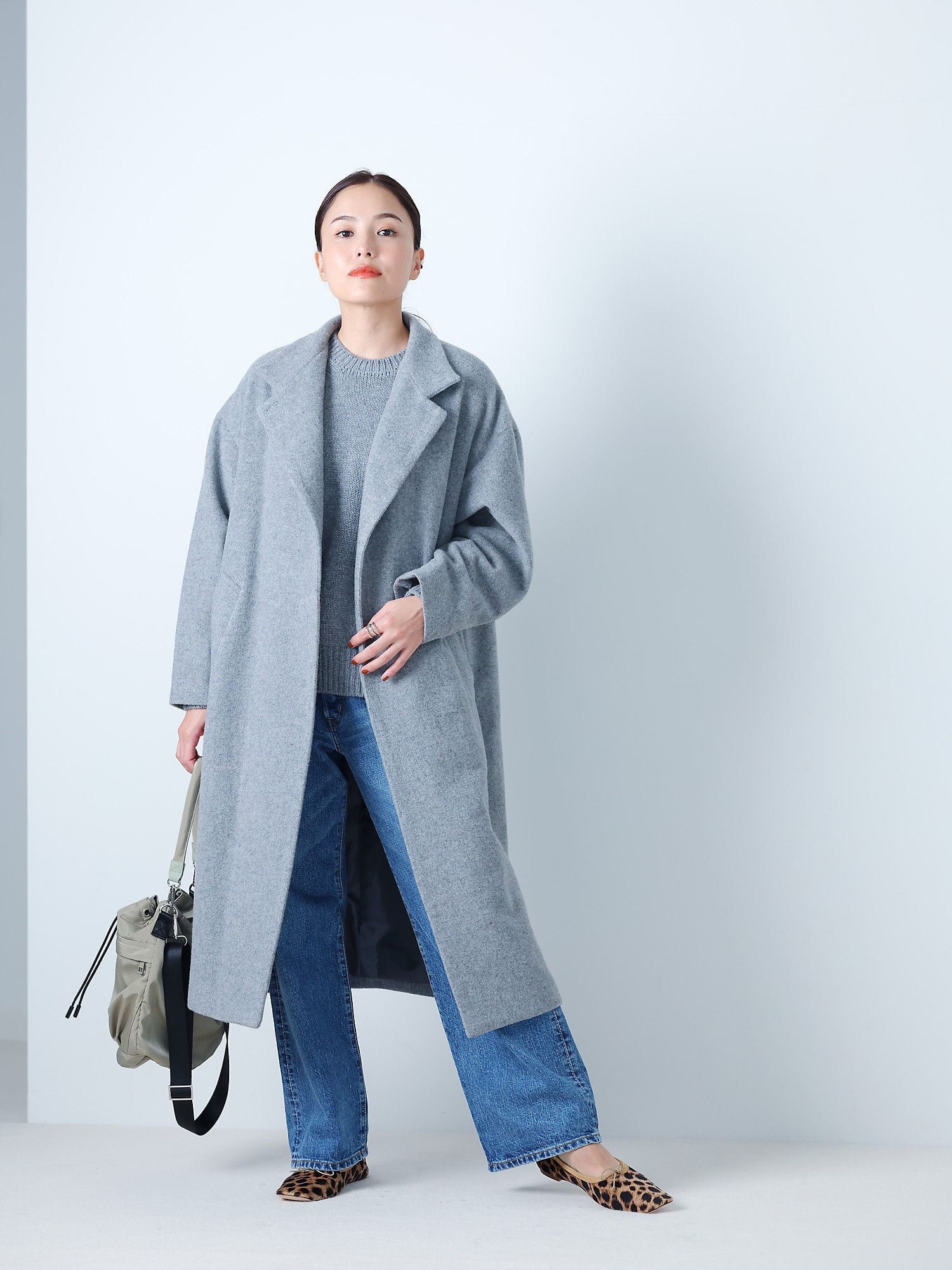 mizuiro ind
【LEE別注】スタンドカラーウールコート
￥33,000