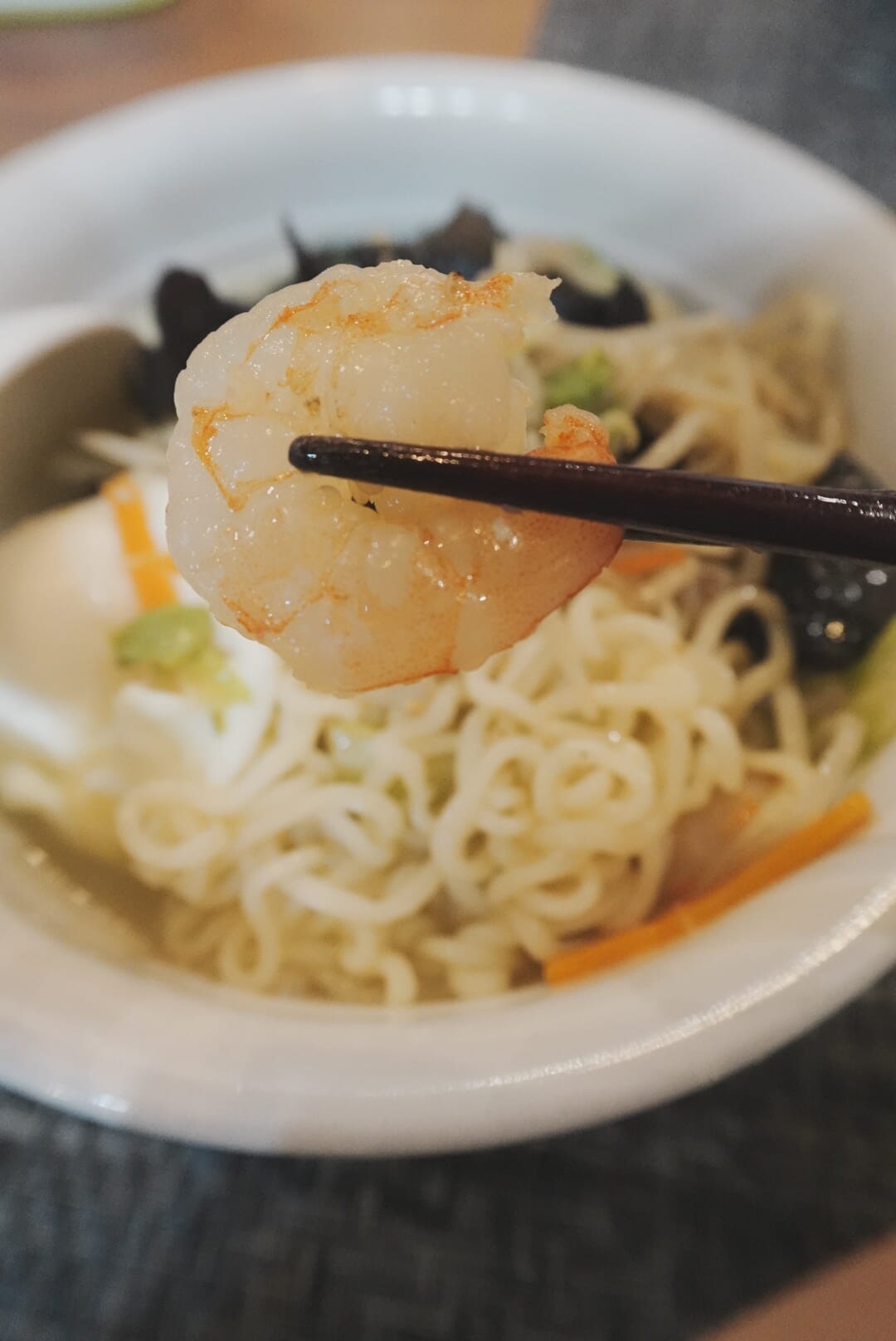 ちゃんぽんのエビ