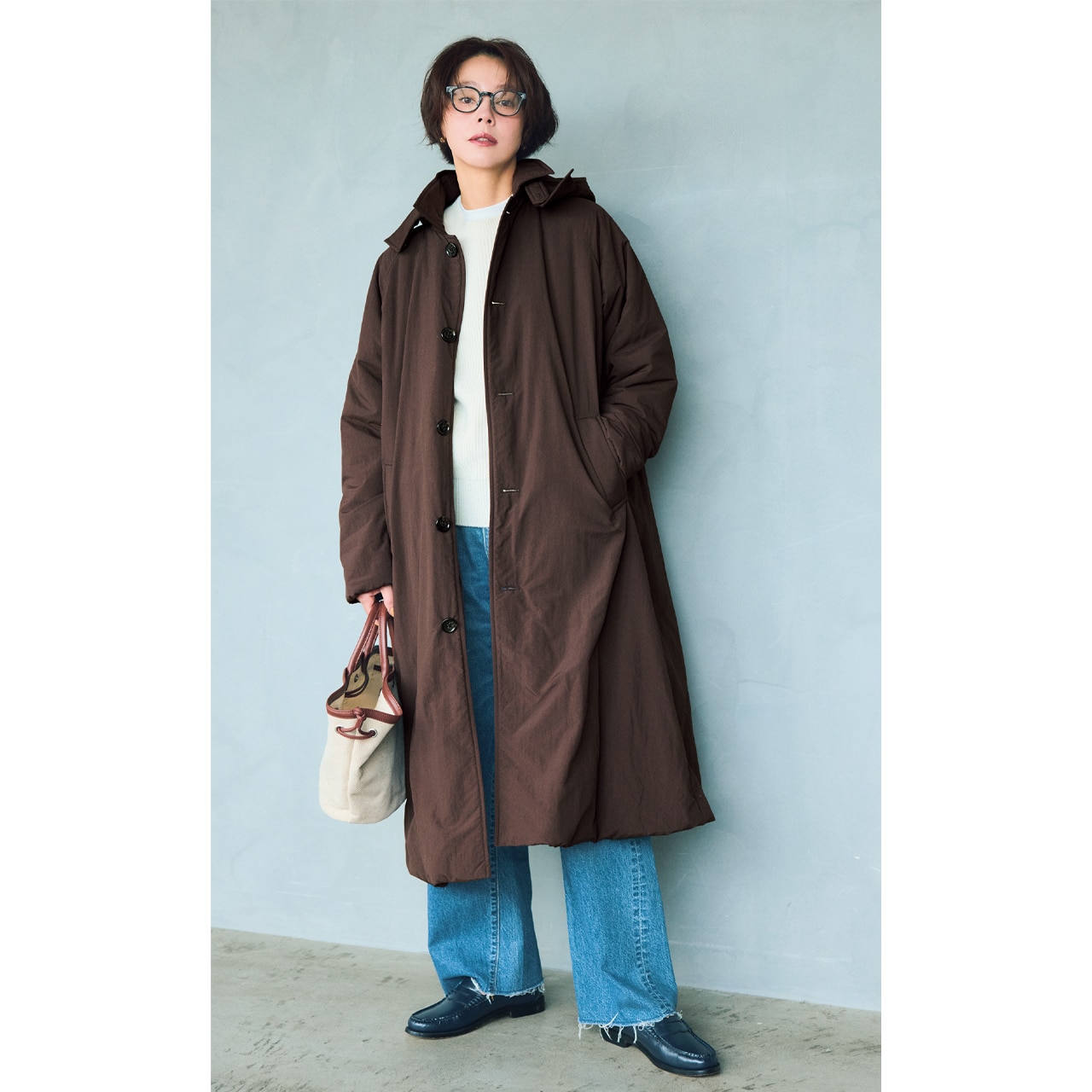 明日なに着る20260107 モデル/浅見れいな