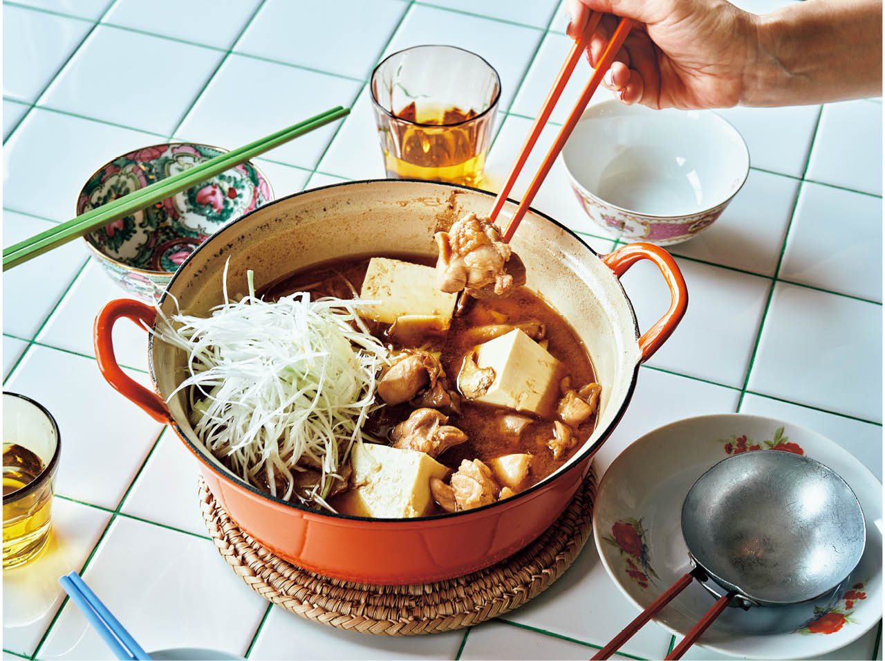 麻油鶏（マーヨージー）風鍋