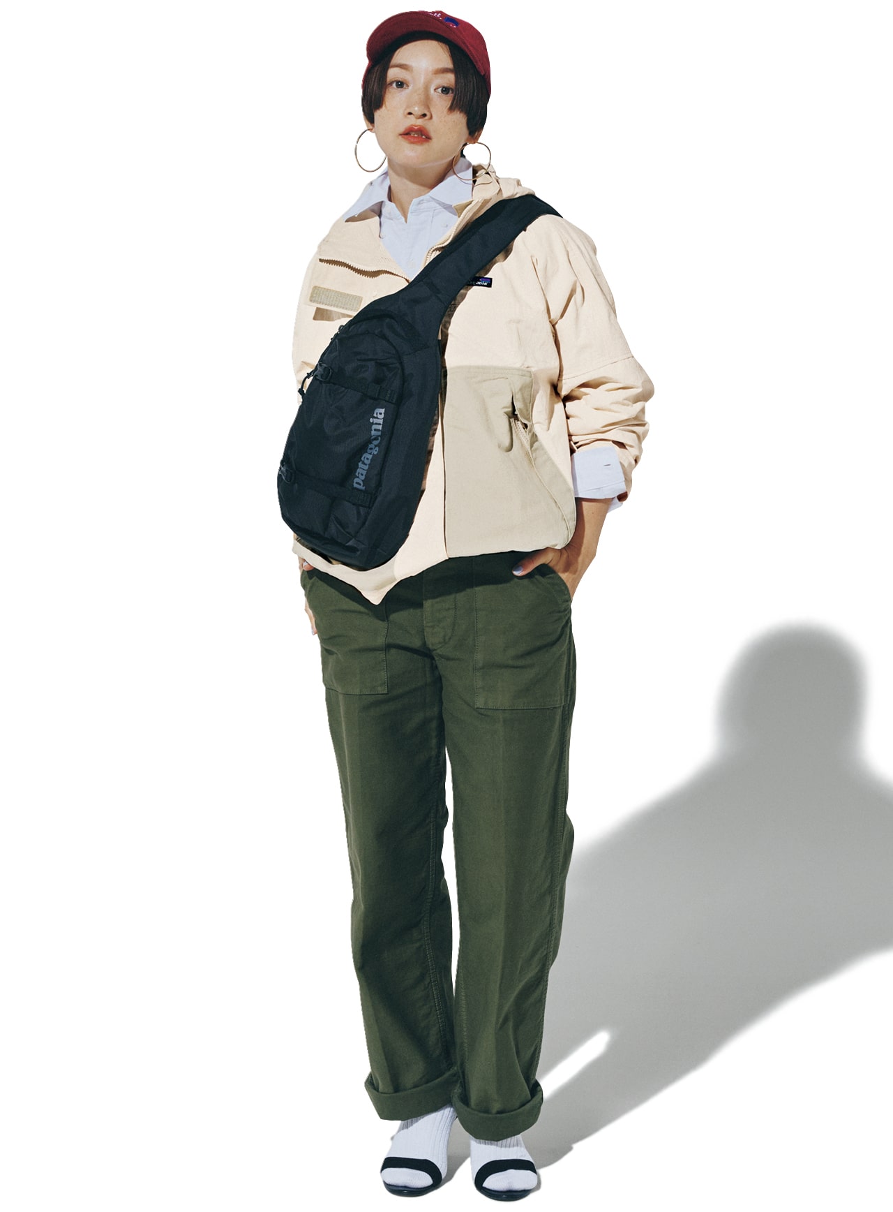 高山都さんのpatagonia（パタゴニア）【洗える】【撥水】W’S Skysail Jkt Naturalのコーデ