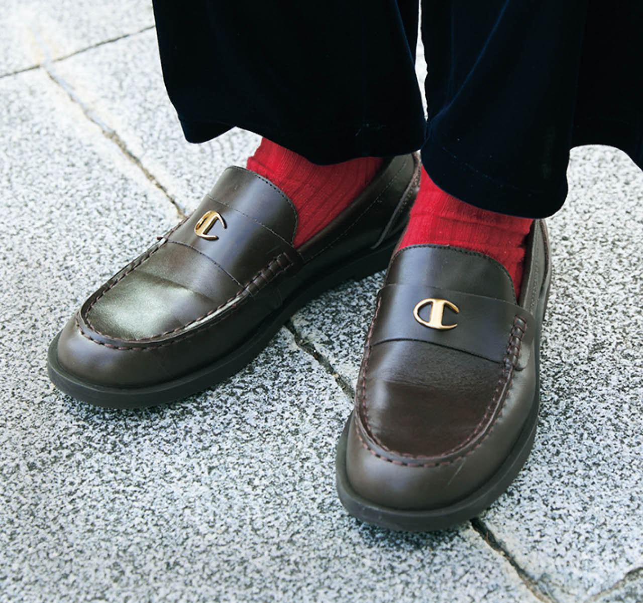 Champion×ZARAのローファー