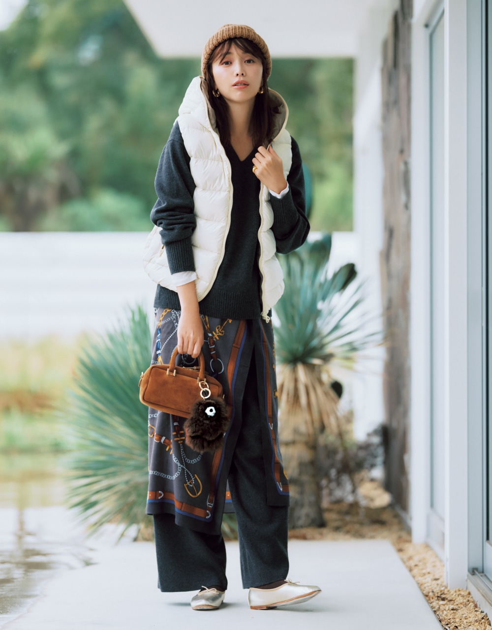 DUVETICA（デュベティカ）のダウンコーデ 蛯原友里さん