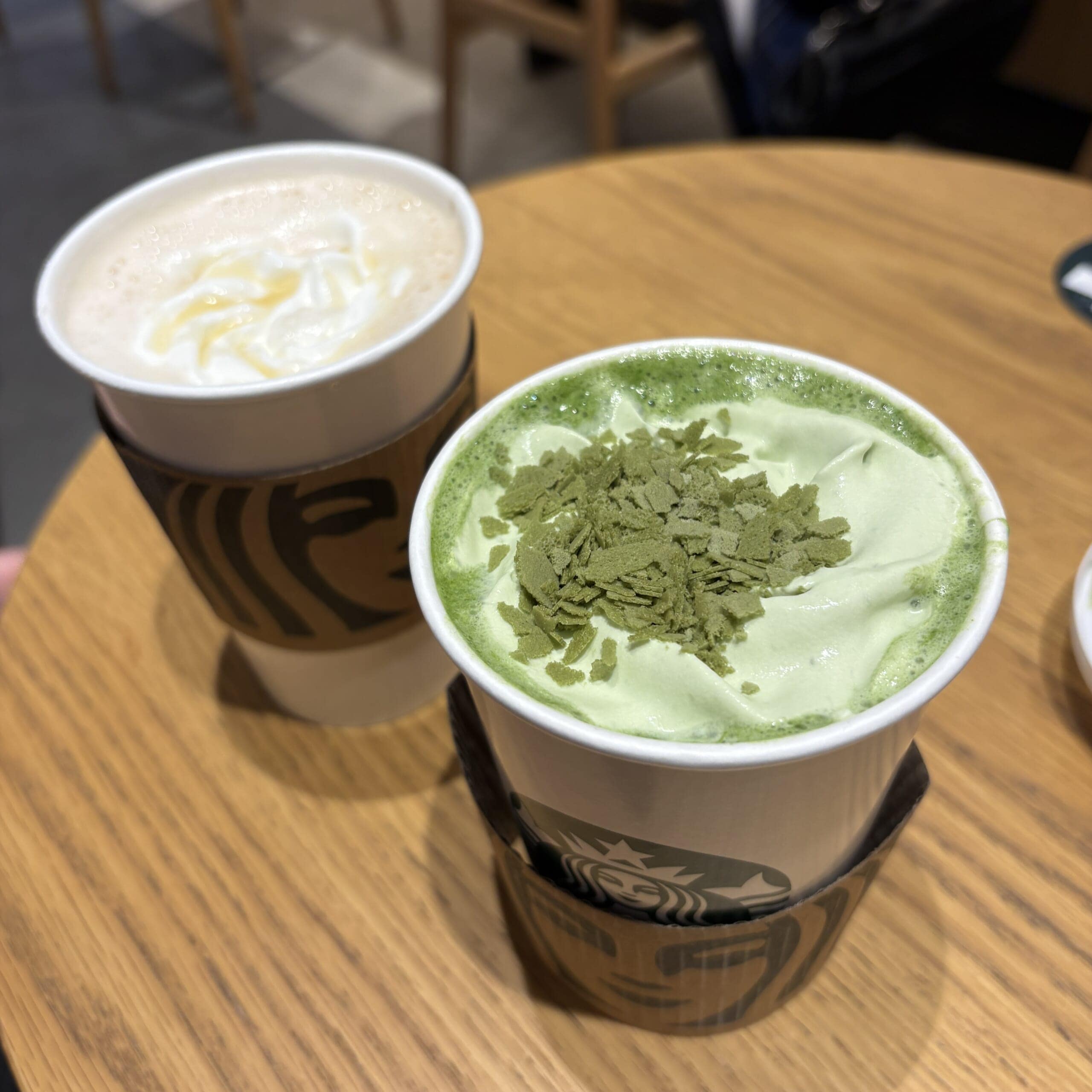 スタバ　スターバックス　玉露抹茶ラテ