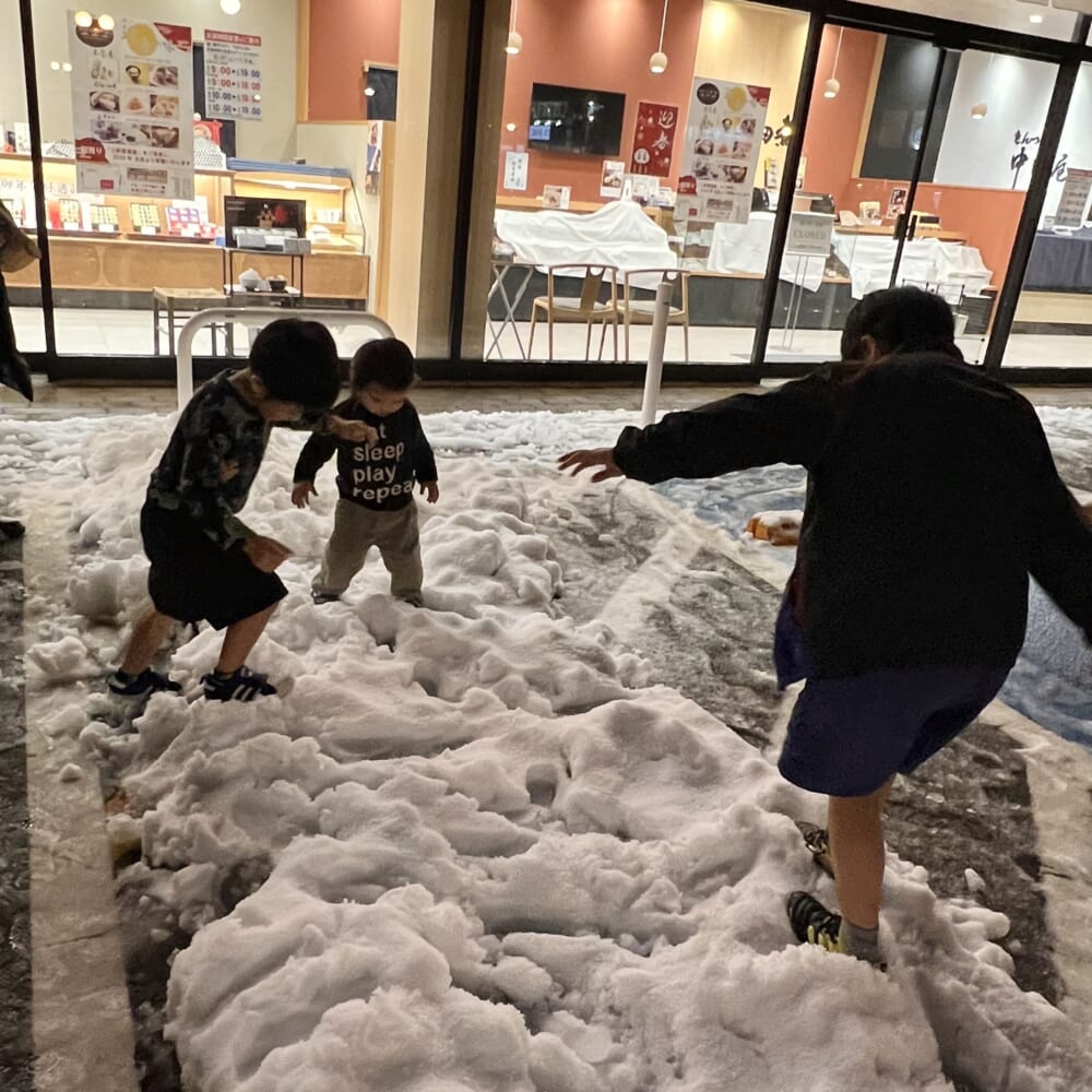 2026年 お正月 帰省 雪