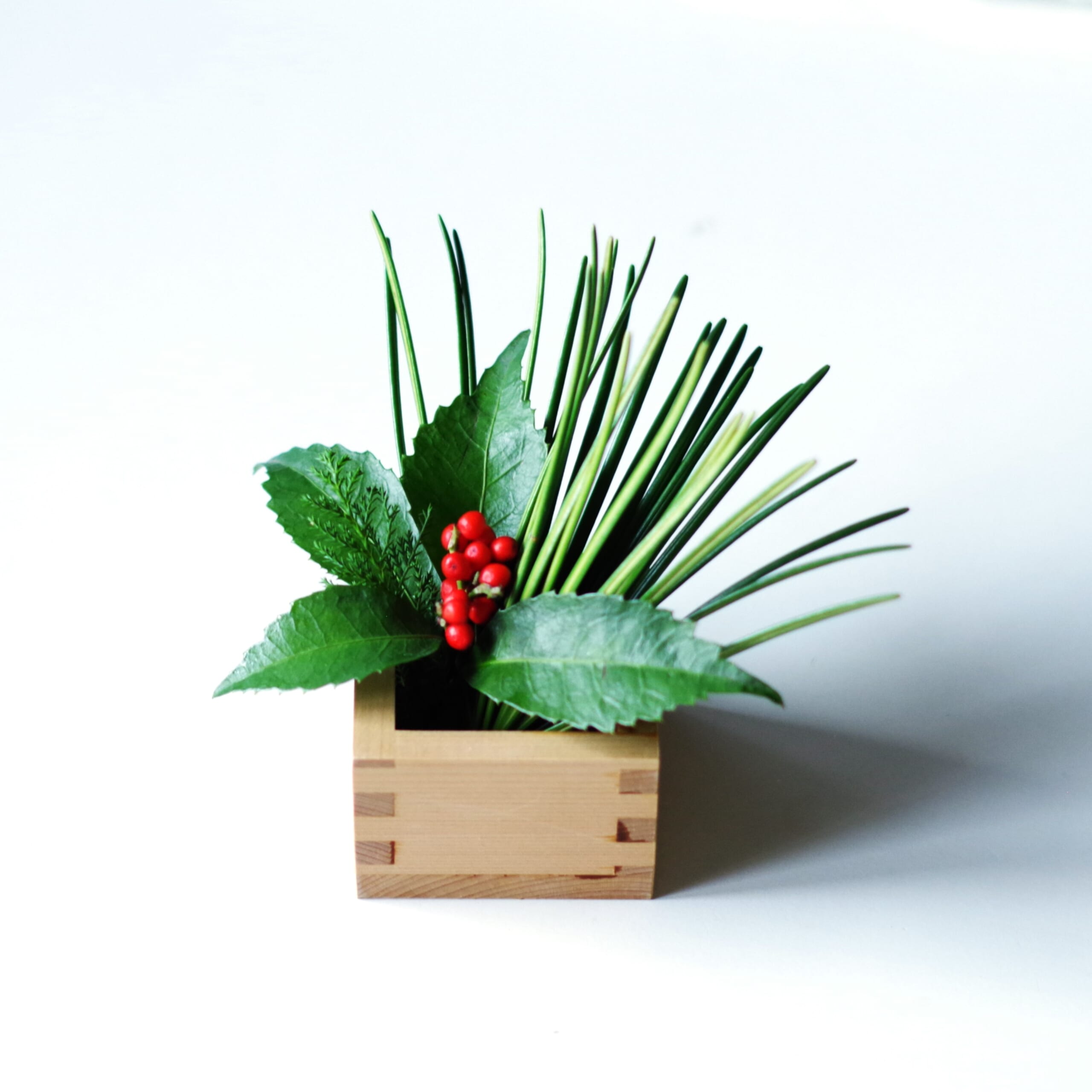 松、南天、ヒバ、升、福光屋