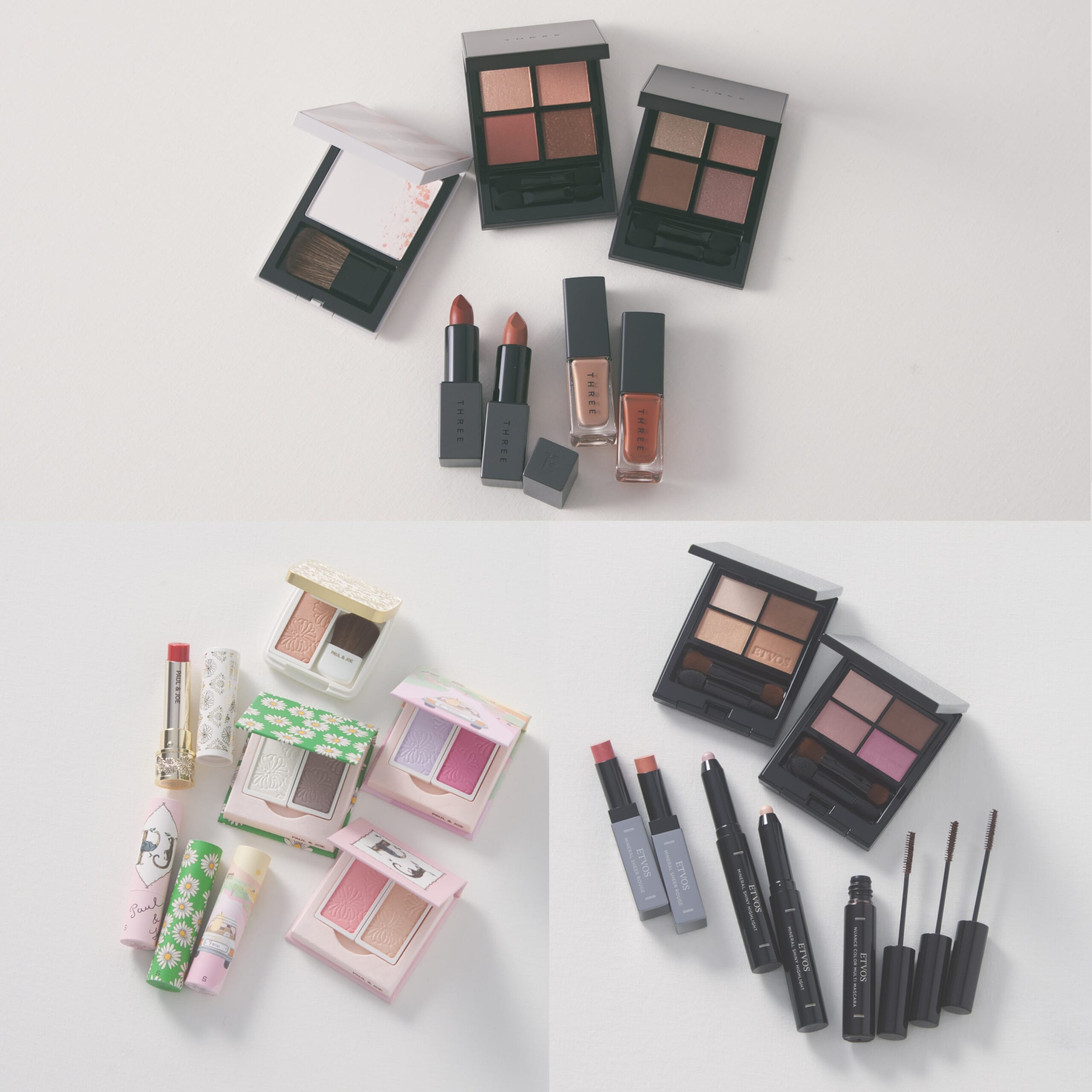 【2026春コレクション】エトヴォス、THREE、ポール ＆ ジョー…人気ブランドの新作コスメを30代・40代が試してみた！
