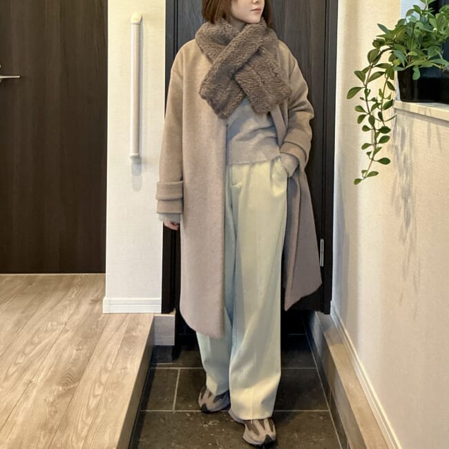 green label relaxing ＜at ease＞フェザーヤーン プルオーバー ニット