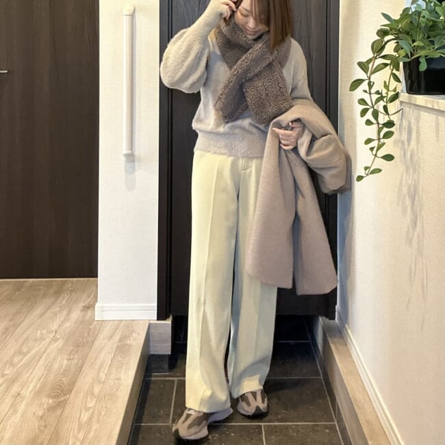 green label relaxing ＜at ease＞フェザーヤーン プルオーバー ニット