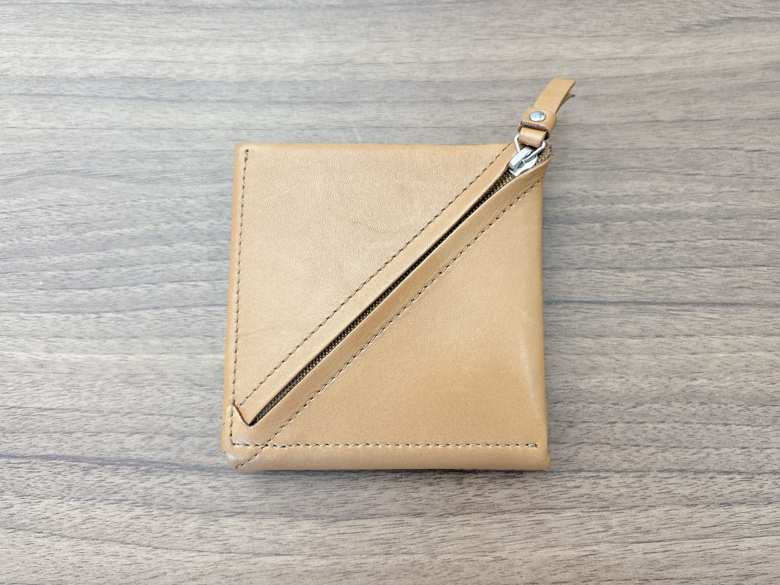 40代エディターの私物財布iroseの二つ折り財布のコイン収納