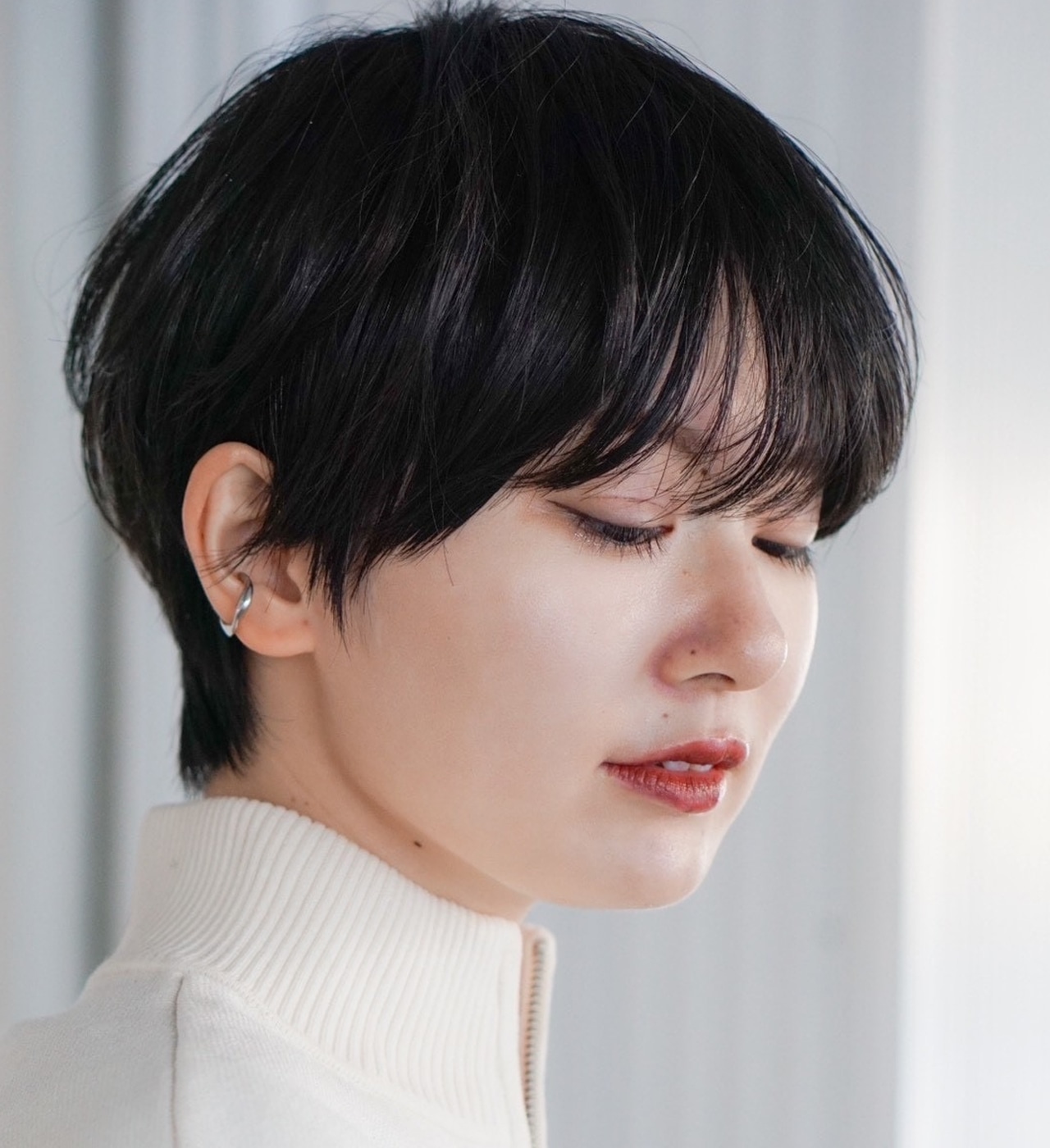 ツヤと抜け感たっぷり【コンパクト大人ショート】メインカット