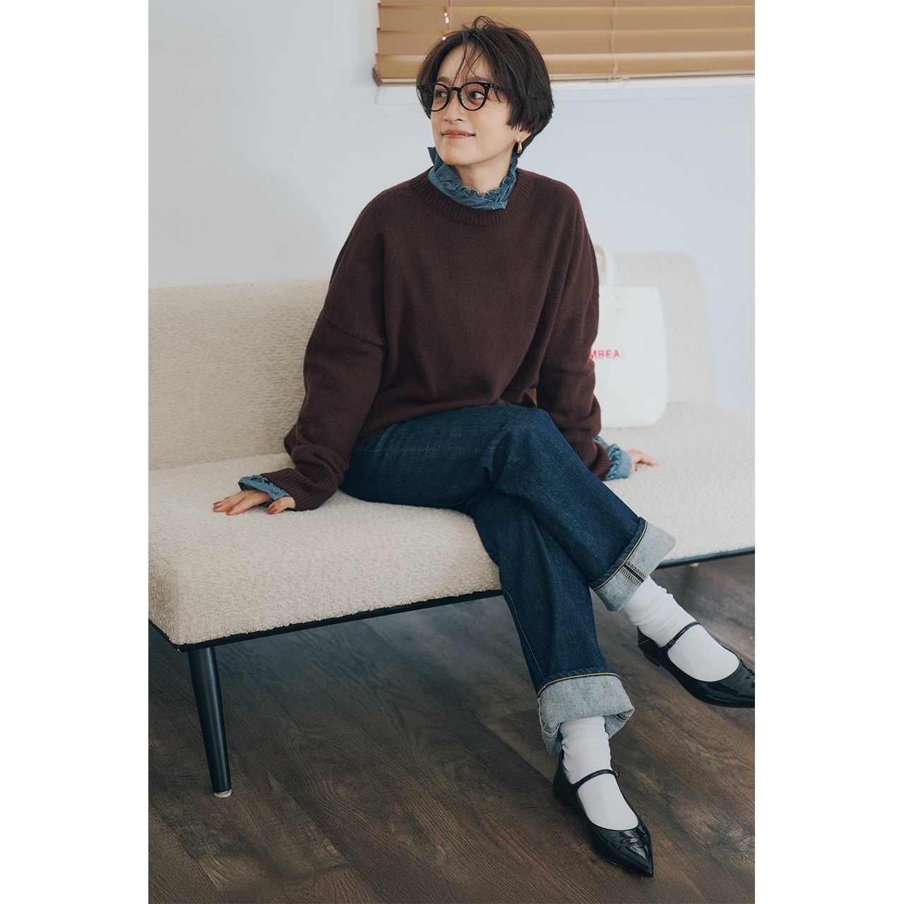 明日なに着る0113 モデル/高山都