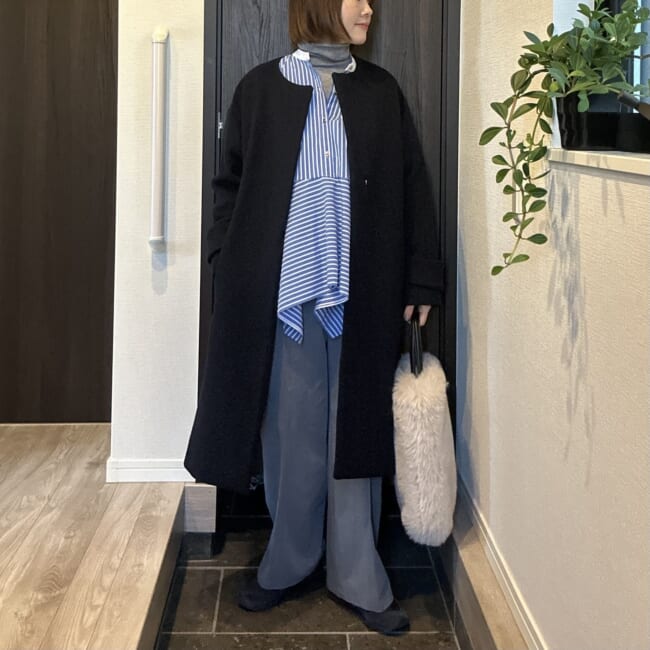 冬のスニーカー&パンツコーデ | 154㎝30代後半ママ