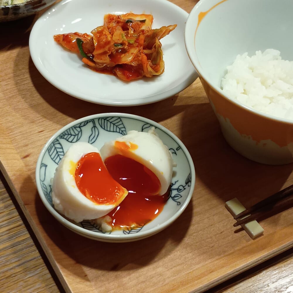 卵　LEEレシピ　塩麹