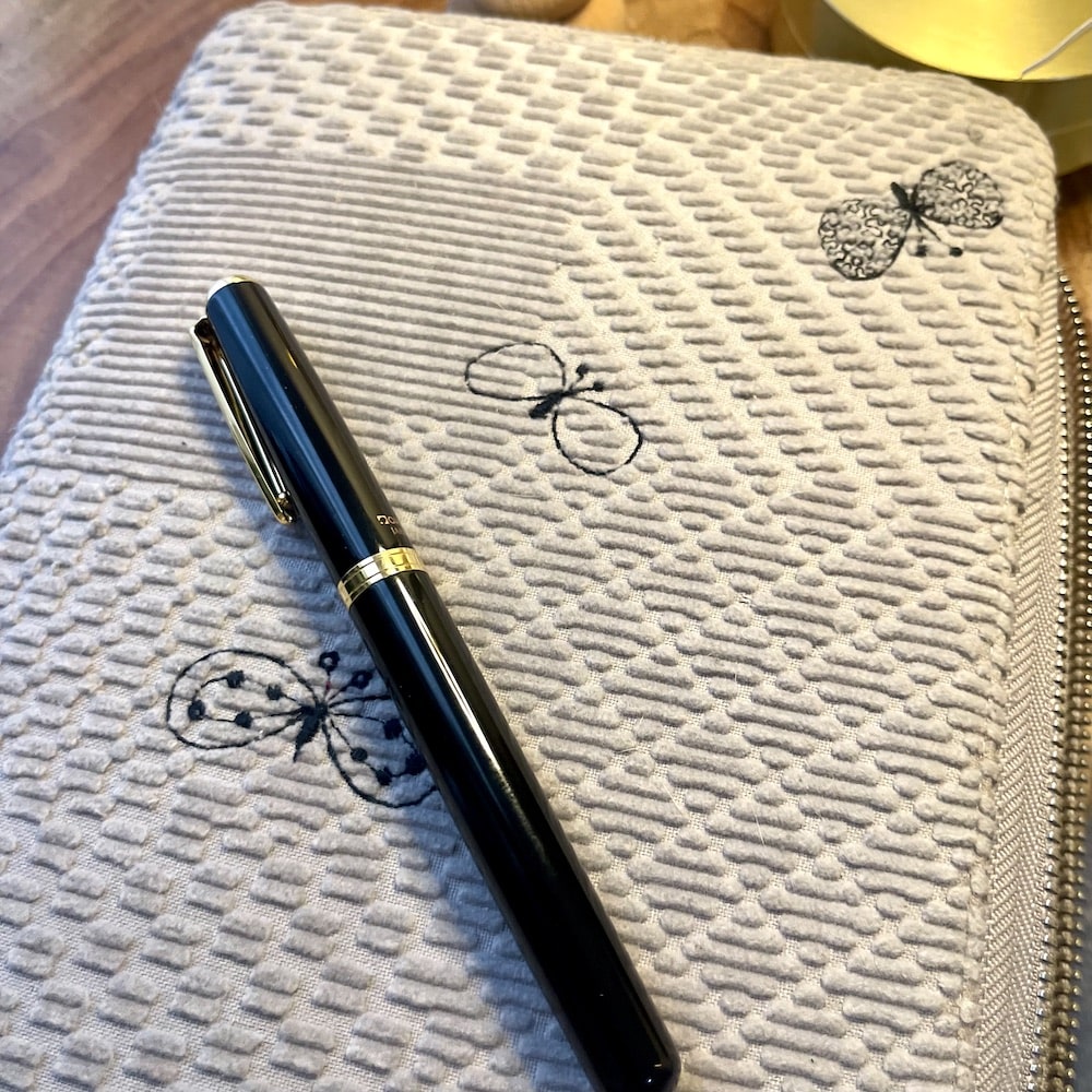 手帳カバー ミナペルホネン 万年筆 オート