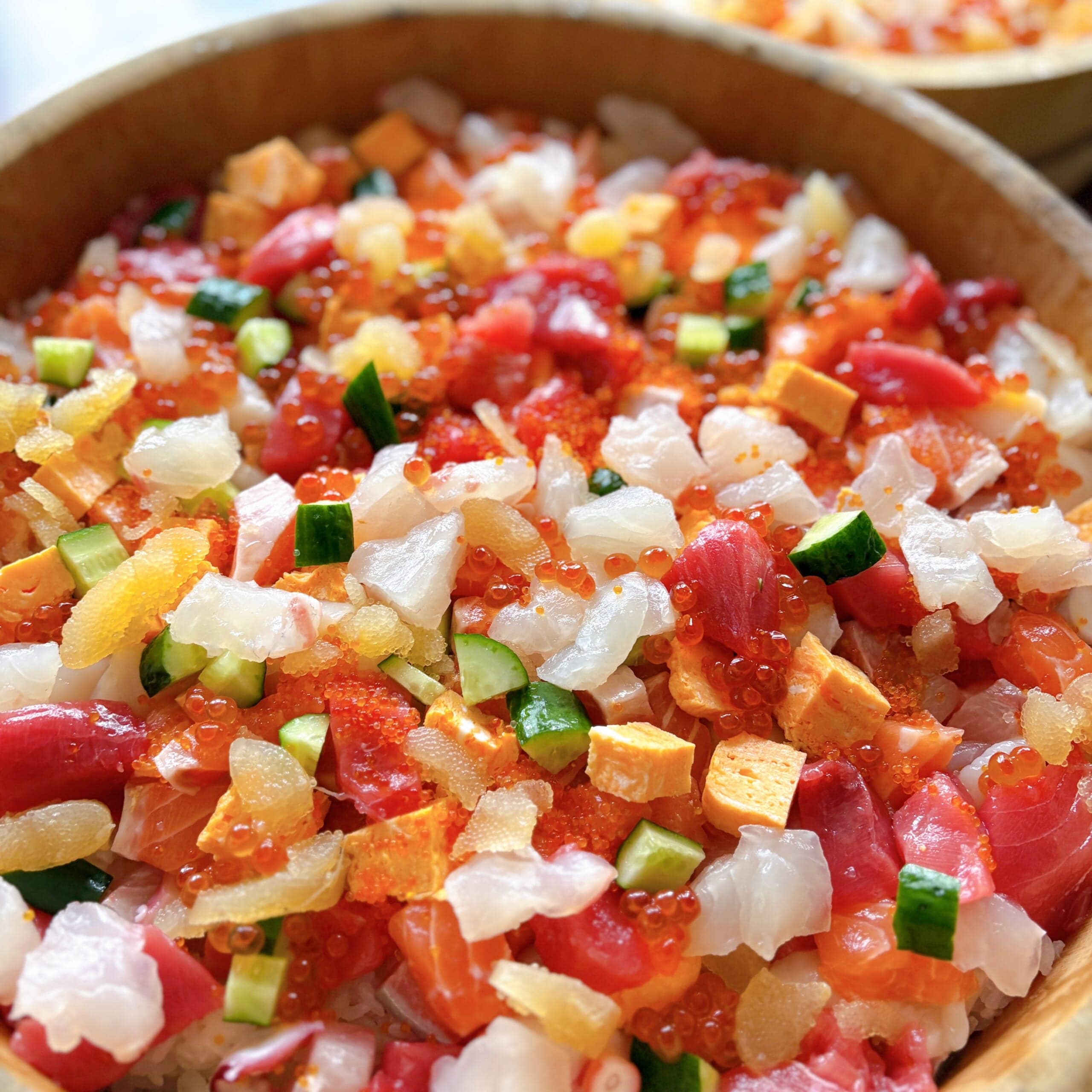 海鮮ばらちらし寿司　お正月のごちそう　おうちごはん