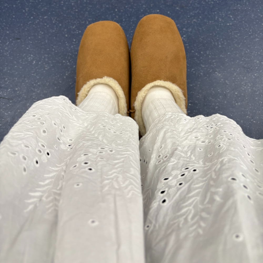 spick&span エンブロイダリーレーススカート　UGG