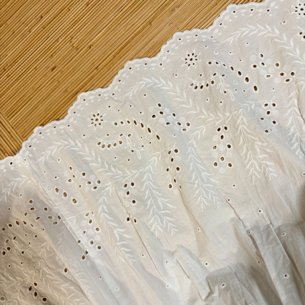 spick&span エンブロイダリーレーススカート