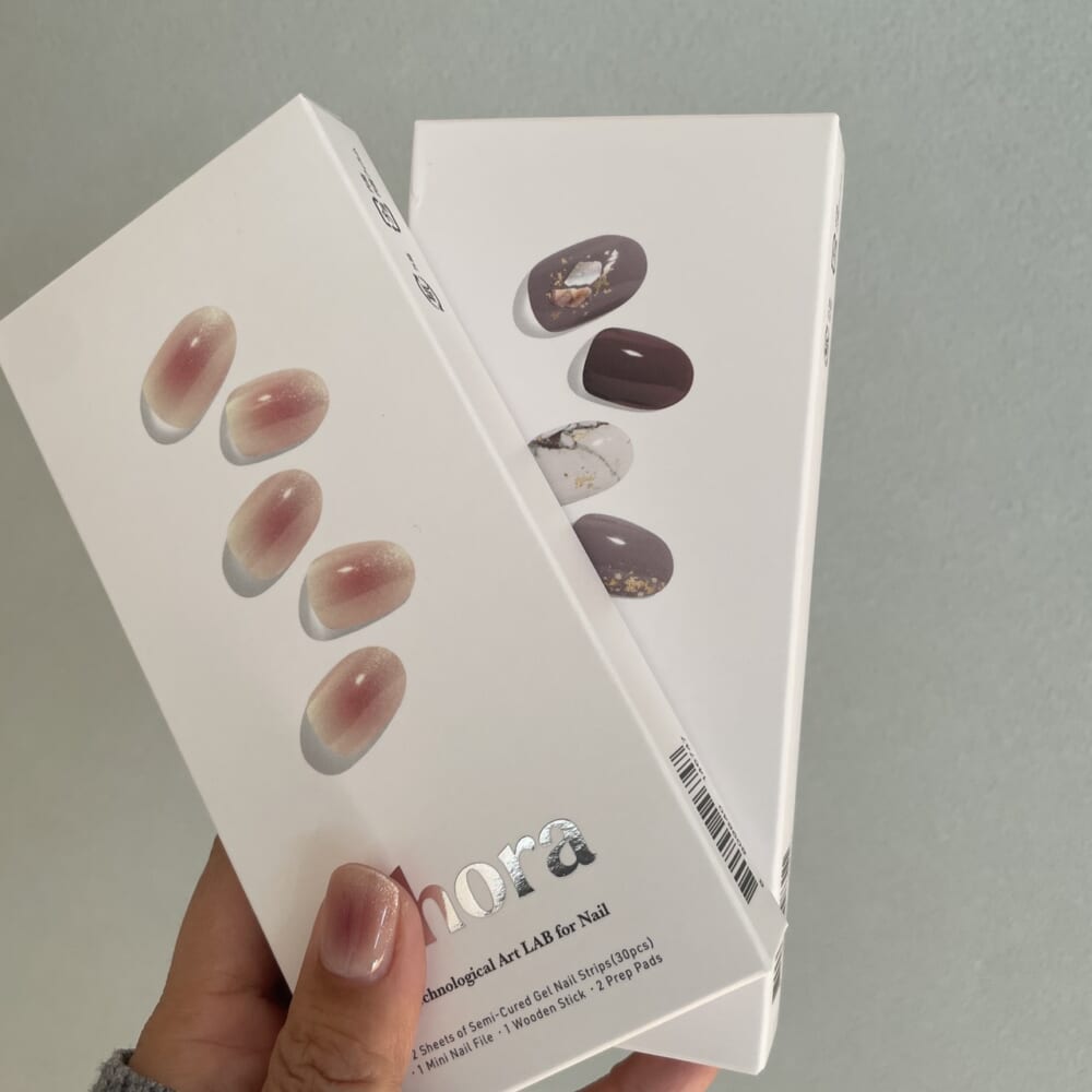 ohoraジェルネイルシールの箱