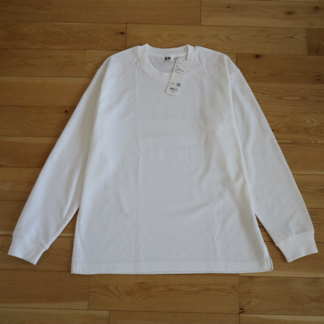 エアリズムコットンクルーネックTシャツ長袖