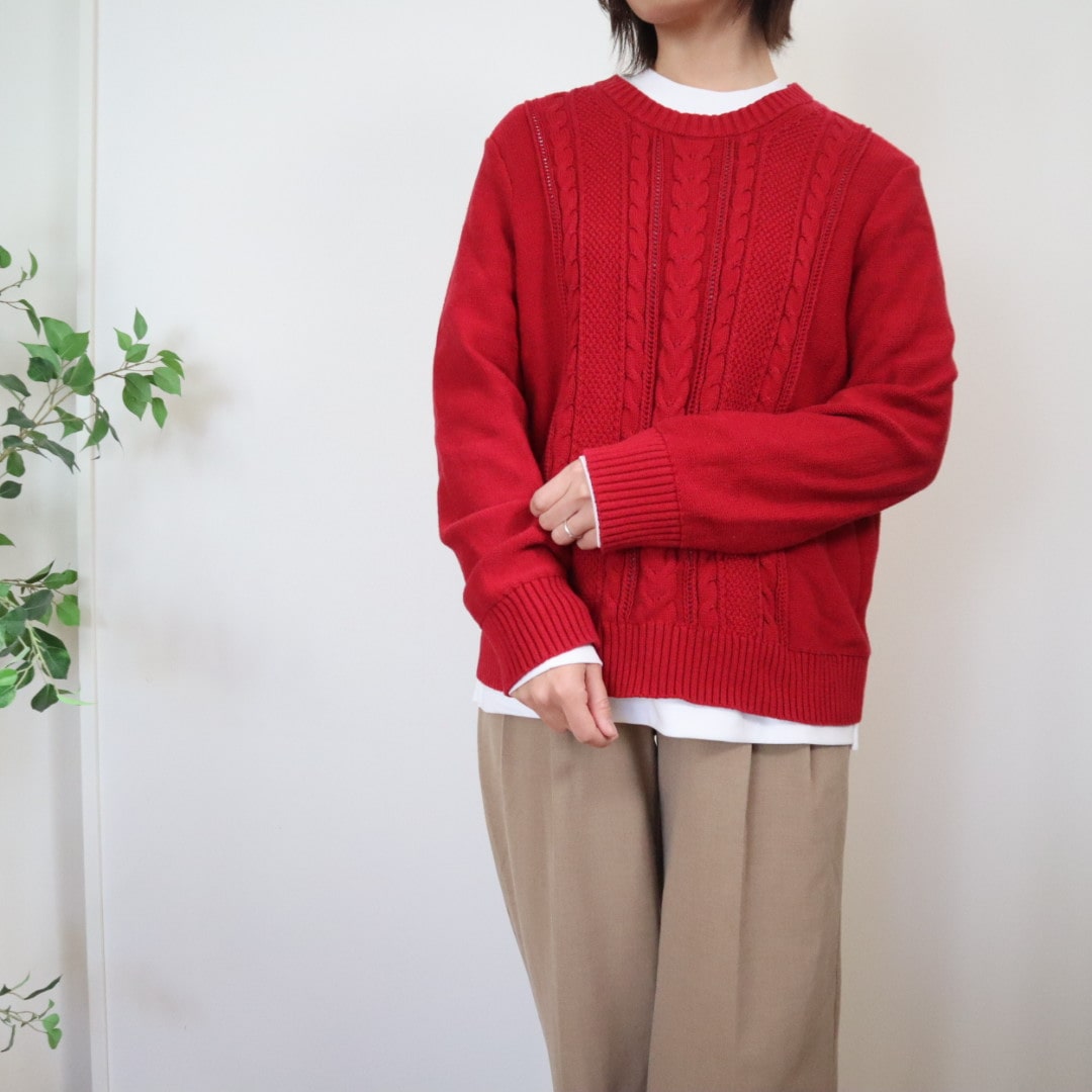 UNIQLO U エアリズムコットンクルーネックTシャツ長袖 レイヤード