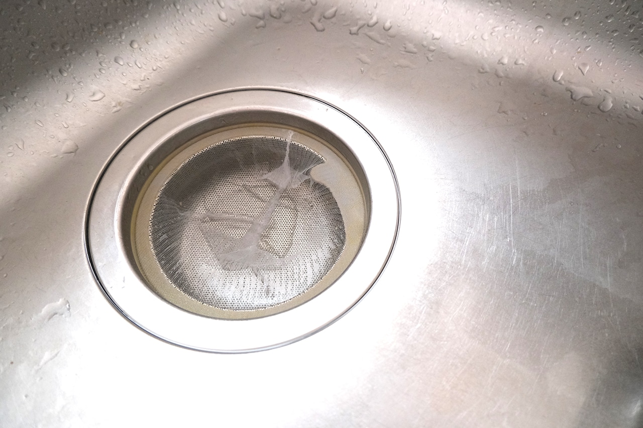 浅型水切りネット使用シーン　無印良品