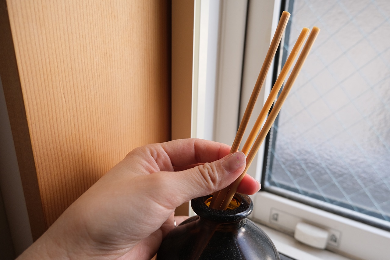 インテリアフレグランスオイル　ウィンターツリー200mL　使用シーン　無印良品