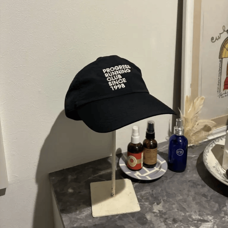 3rdinary購入品　『PROGRESS RUNNING CLUB』のキャップ