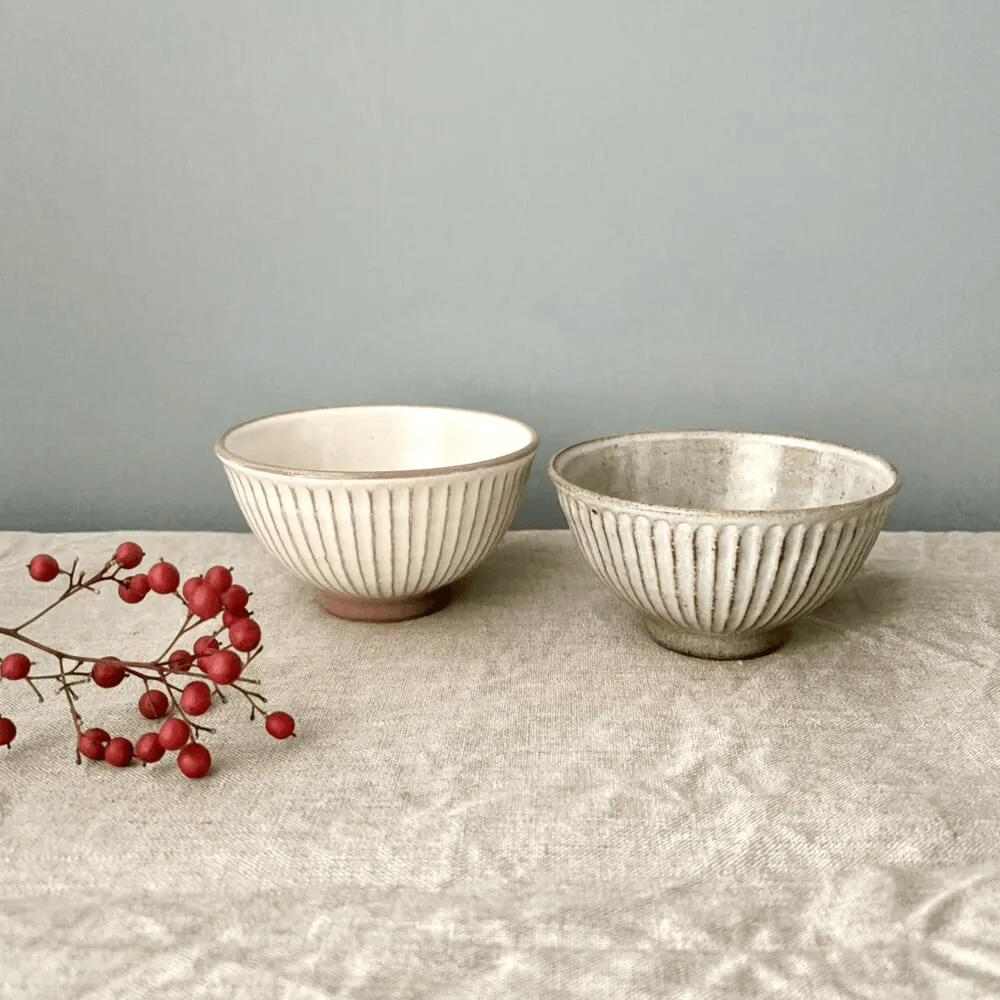 URBAN RESEARCH DOORS購入品　お茶碗　白とグレー