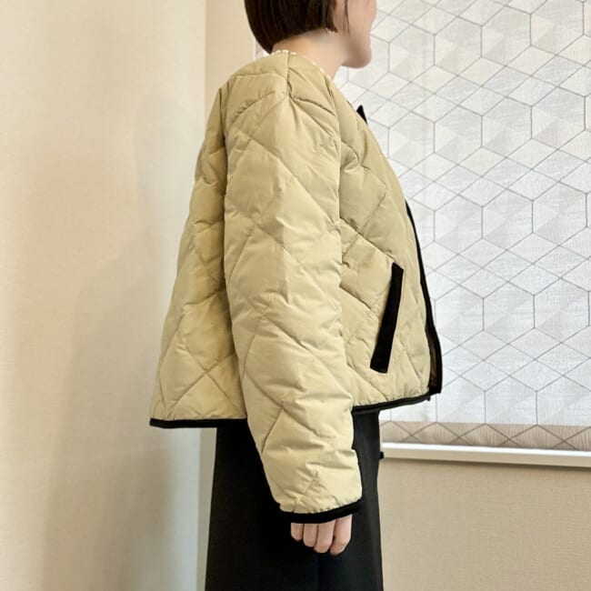 NOLLEY’S別注【TAION×LIMONTA】ベロアパイピングショートダウン