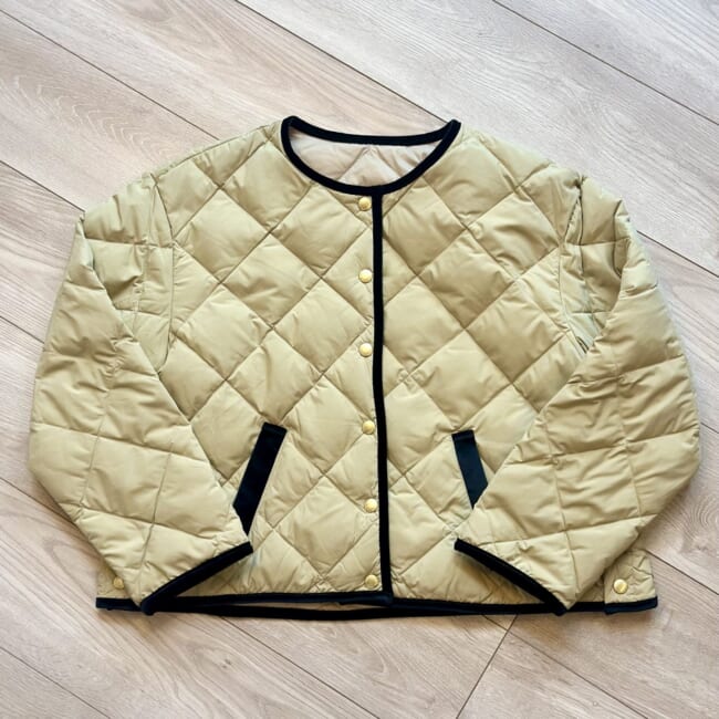 NOLLEY’S別注【TAION×LIMONTA】ベロアパイピングショートダウン