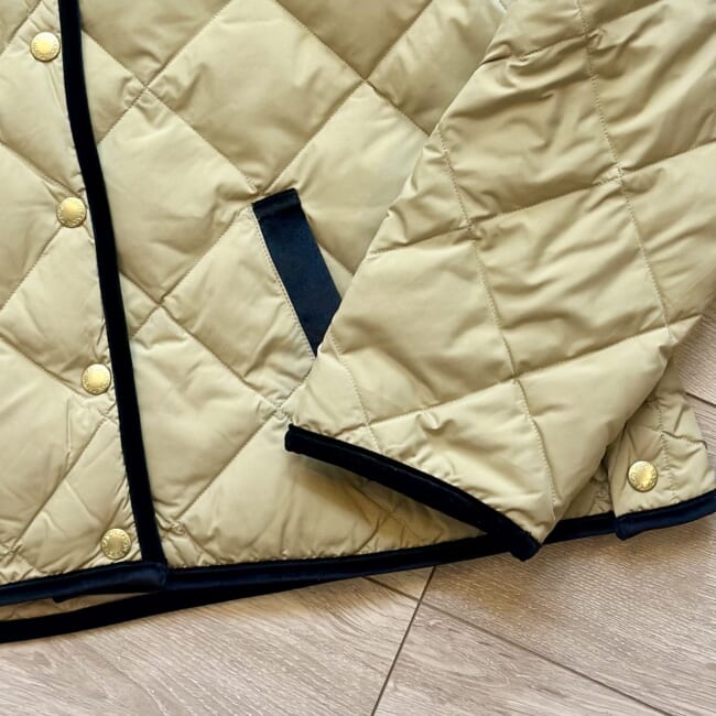 NOLLEY’S別注【TAION×LIMONTA】ベロアパイピングショートダウン