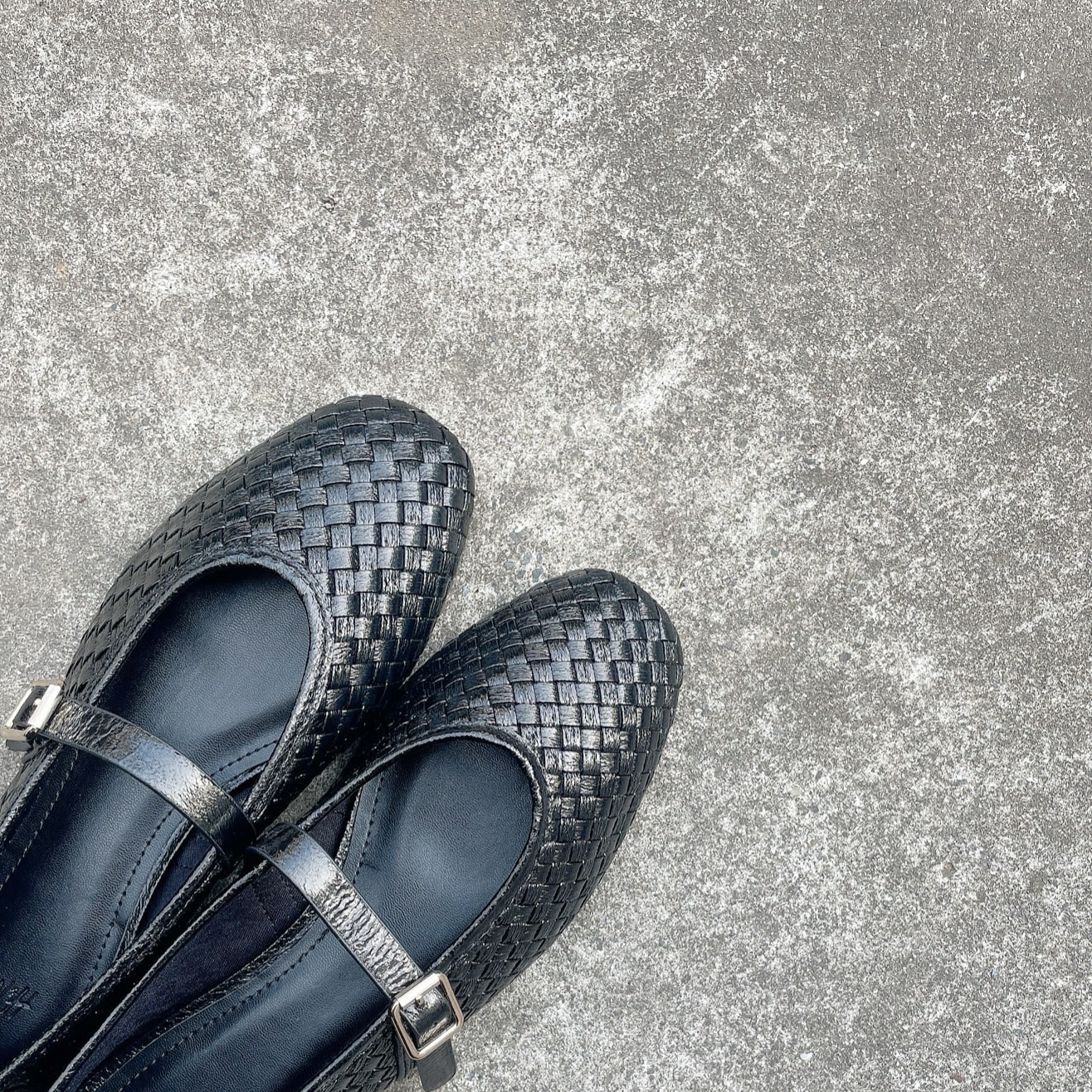 h&m編み込みメリージェーン