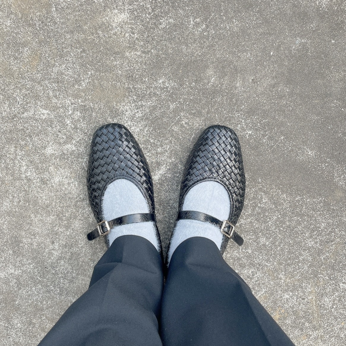 h&m編み込みメリージェーン