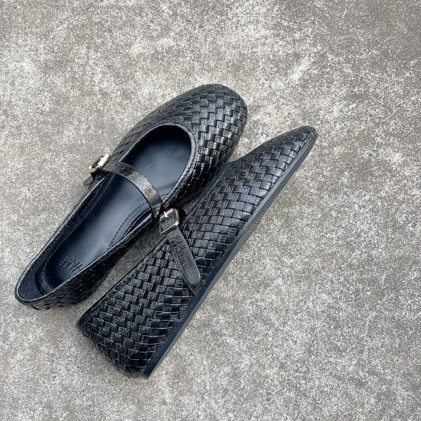 h&m編み込みメリージェーン