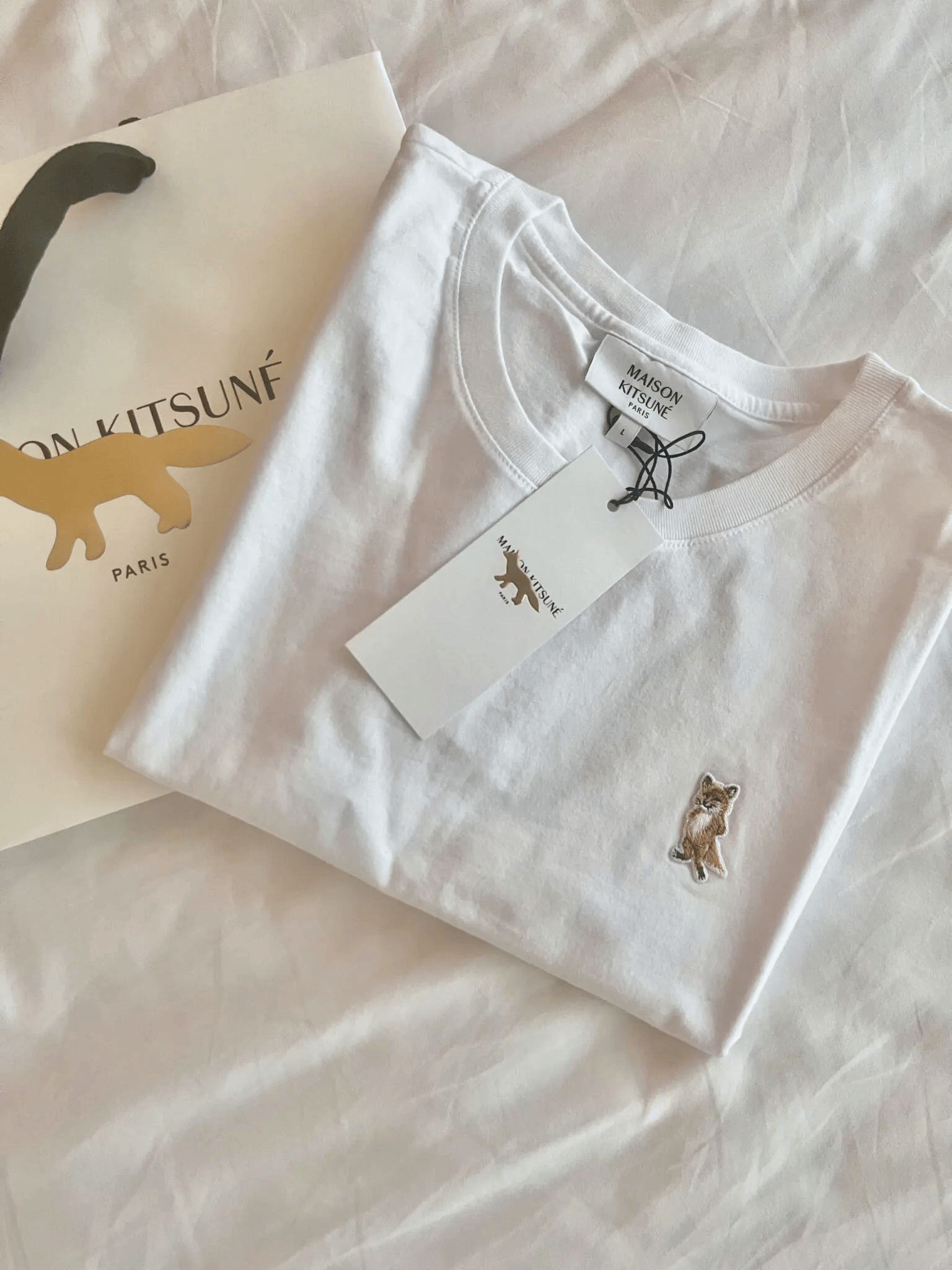 Maison Kitsuné「レディフォックス ベイビーTシャツ」