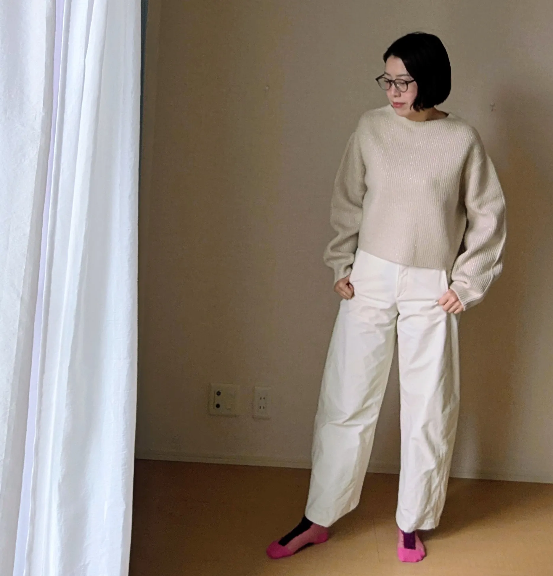 A part by「カタアゼラメニットプルオーバー」コーデ例