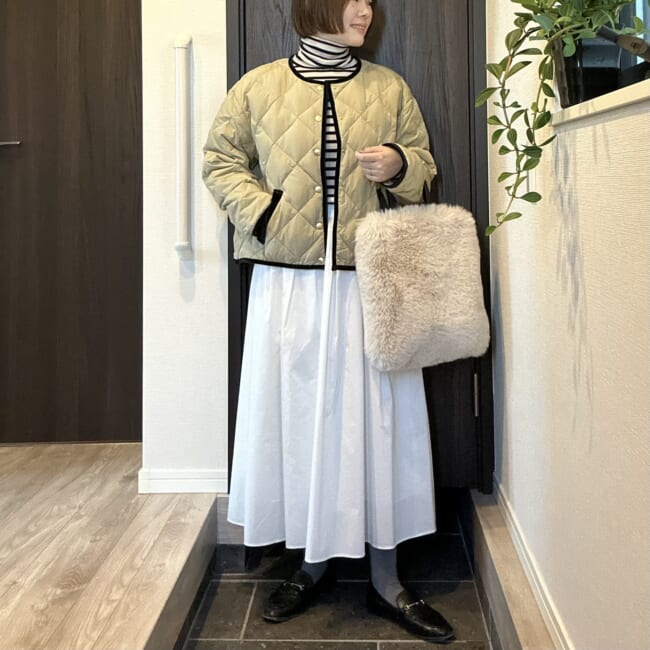 NOLLEY’S別注【TAION×LIMONTA】ベロアパイピングショートダウン