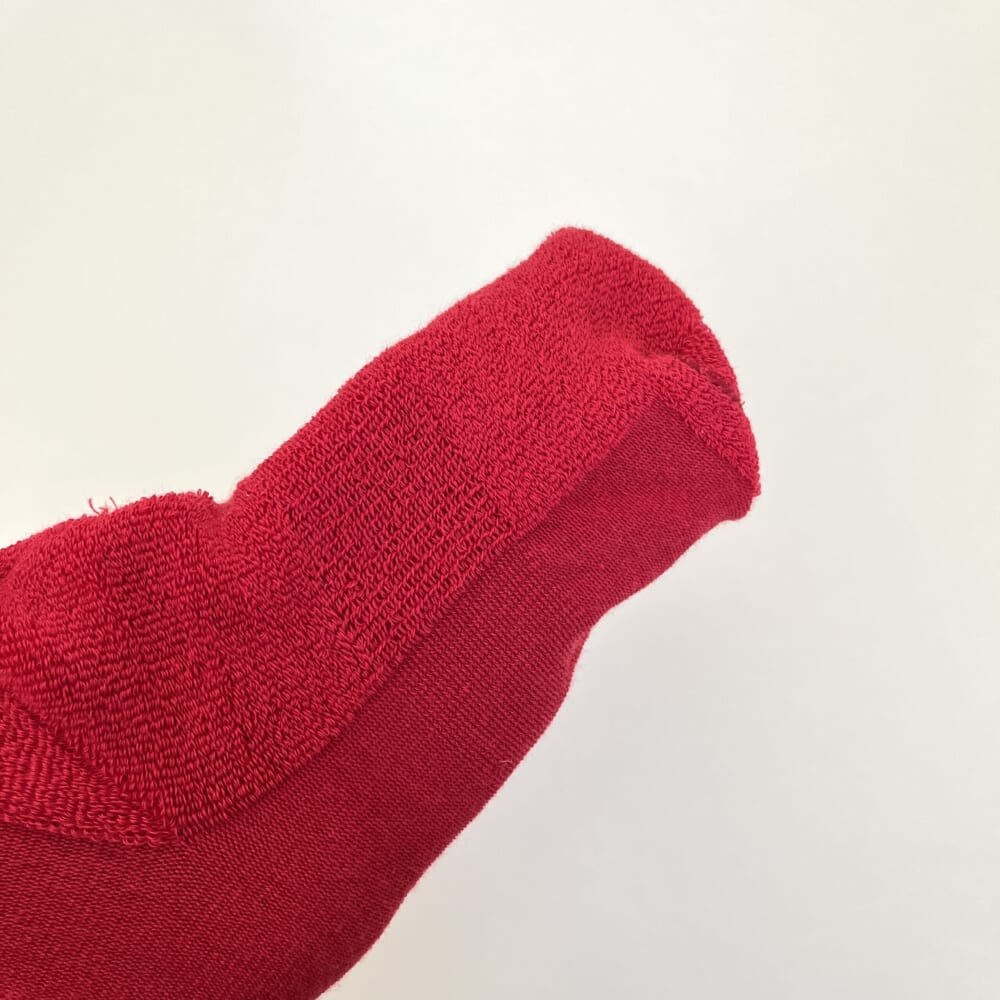 ソックス　GU 赤