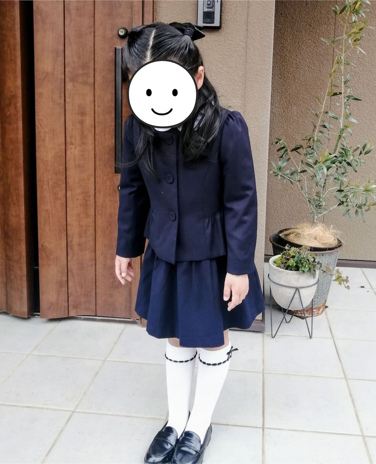 全身GUの幼稚園卒園式コーデ