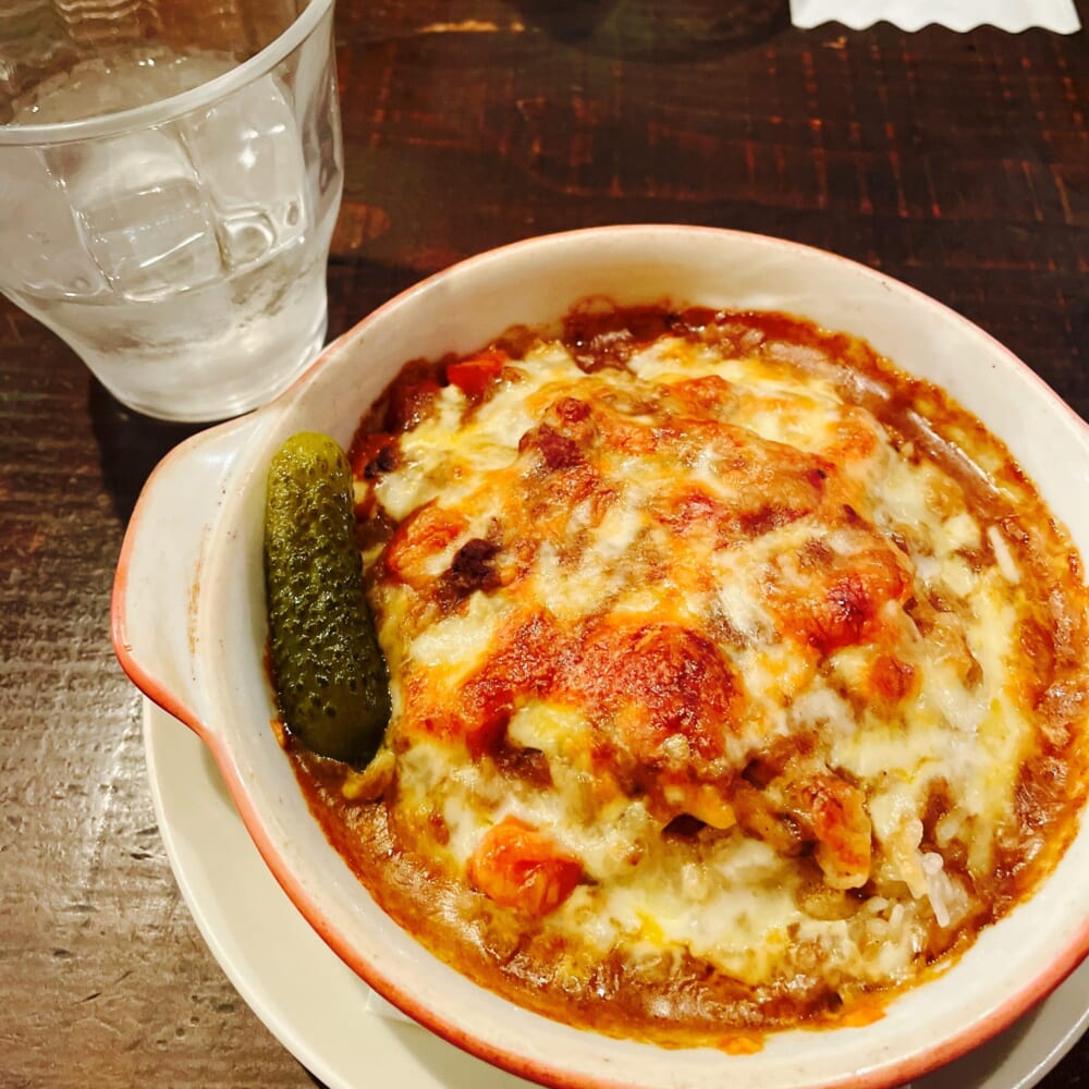 100人隊デート カレーグラタン SOUP DELI