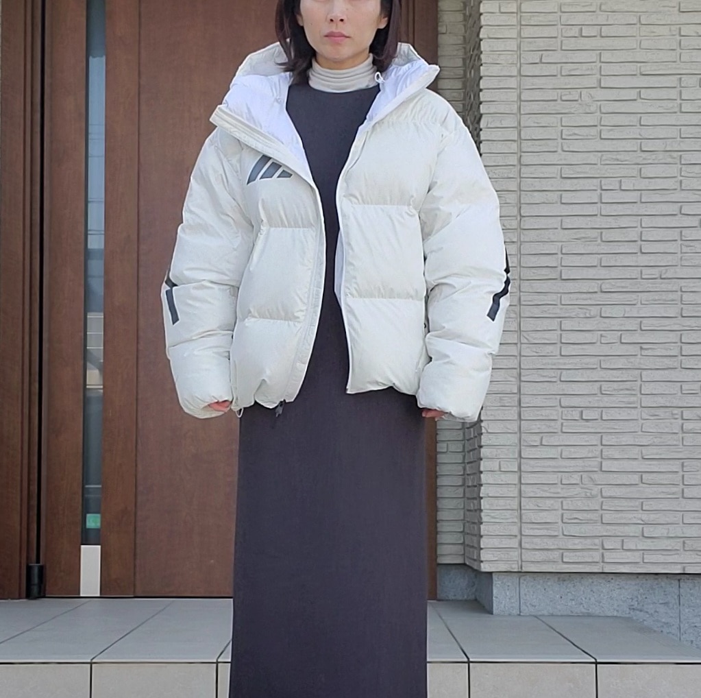 メンズダウンのきれいめコーデ