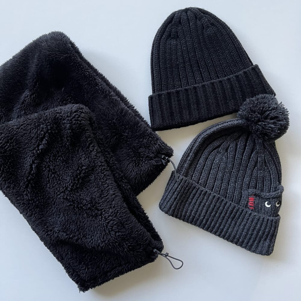 ユニクロ ニット帽 ネックウォーマー