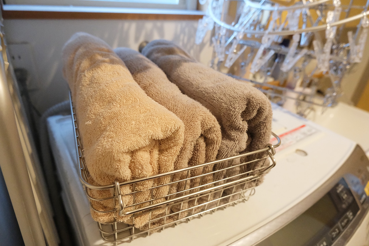 ステンレスワイヤーバスケット使用シーン