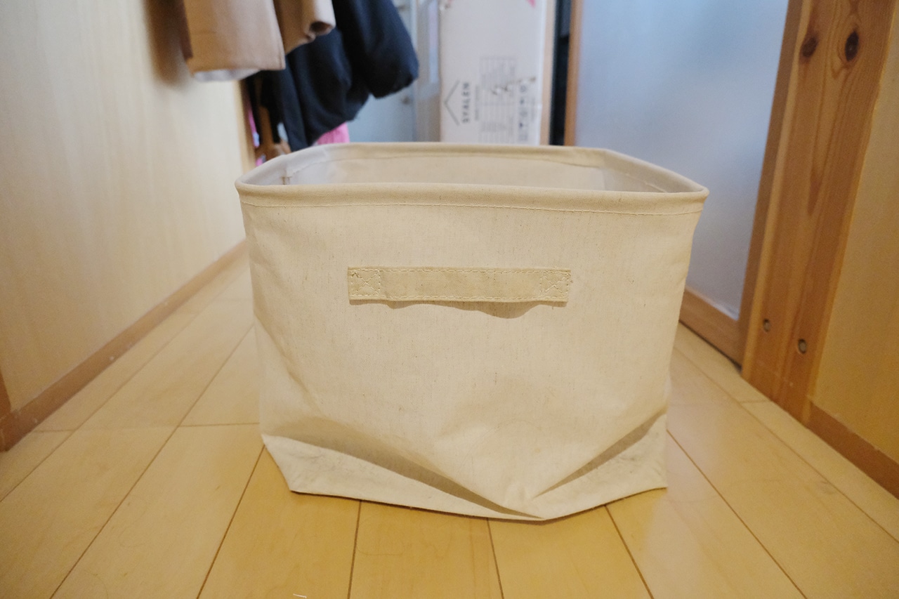 ポリエステル麻 ソフトボックス L（990円）